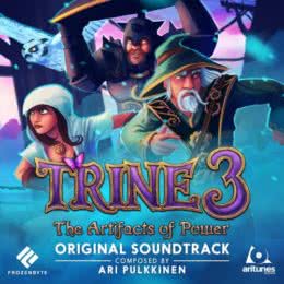 Обложка к диску с музыкой из игры «Trine 3: The Artifacts of Power»