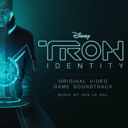 Обложка к диску с музыкой из игры «Tron: Identity»
