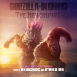 Обложка к диску с музыкой из фильма «Годзилла и Конг: Новая империя»