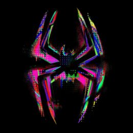 Обложка к диску с музыкой из мультфильма «Человек-паук: Паутина вселенных»