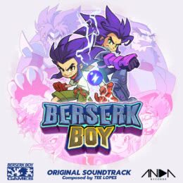 Обложка к диску с музыкой из игры «Berserk Boy»