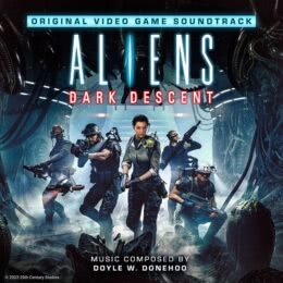 Обложка к диску с музыкой из игры «Aliens: Dark Descent»
