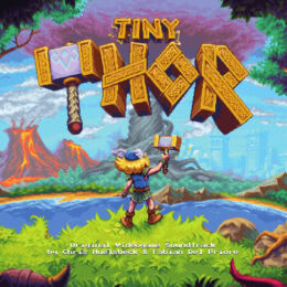 Обложка к диску с музыкой из игры «Tiny Thor»