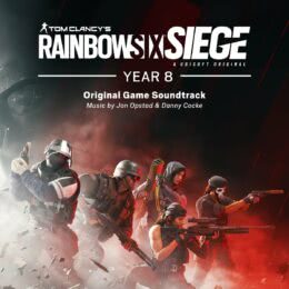 Обложка к диску с музыкой из игры «Tom Clancy's Rainbow Six Siege: Year 8»