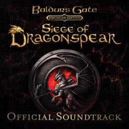 Обложка к диску с музыкой из игры «Baldur's Gate: Siege of Dragonspear»