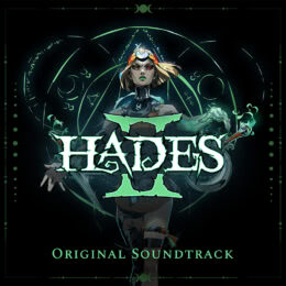 Обложка к диску с музыкой из игры «Hades II»