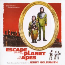 Обложка к диску с музыкой из фильма «Бегство с планеты обезьян»