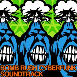 Обложка к диску с музыкой из игры «Bomb Rush Cyberfunk»