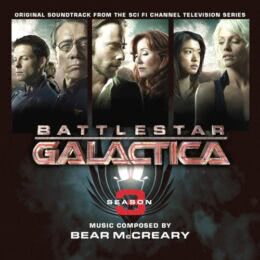 Обложка к диску с музыкой из сериала «Звёздный крейсер «Галактика» (3 сезон)»