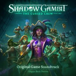 Обложка к диску с музыкой из игры «Shadow Gambit: The Cursed Crew»