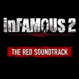 Обложка к диску с музыкой из игры «inFAMOUS 2 (The Red Soundtrack)»