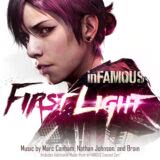 Маленькая обложка диска c музыкой из игры «inFAMOUS: First Light»
