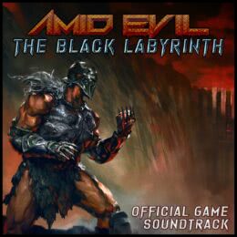 Обложка к диску с музыкой из игры «Amid Evil: The Black Labyrinth»
