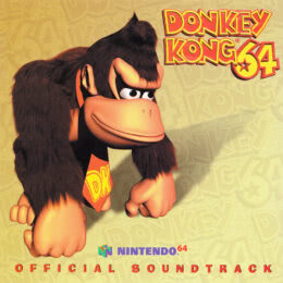 Обложка к диску с музыкой из игры «Donkey Kong 64»