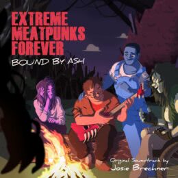 Обложка к диску с музыкой из игры «Extreme Meatpunks Forever: Bound By Ash»