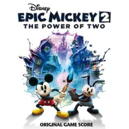 Обложка к диску с музыкой из игры «Epic Mickey 2: The Power of Two»