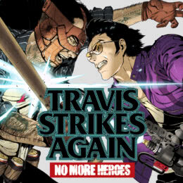 Обложка к диску с музыкой из игры «Travis Strikes Again: No More Heroes»