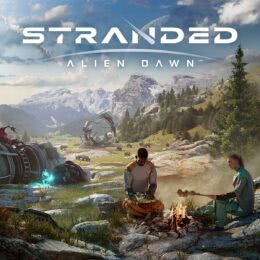 Обложка к диску с музыкой из игры «Stranded: Alien Dawn»