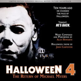 Обложка к диску с музыкой из фильма «Хэллоуин 4: Возвращение Майкла Майерса»