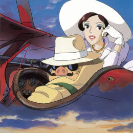 Обложка к диску с музыкой из мультфильма «Порко Россо»