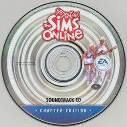 Обложка к диску с музыкой из игры «The Sims Online»