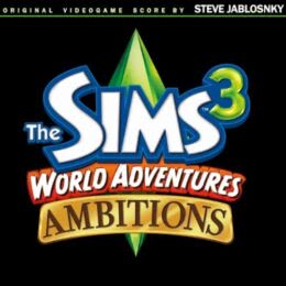 Обложка к диску с музыкой из игры «The Sims 3: World Adventures & Ambitions»