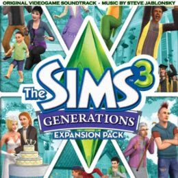 Обложка к диску с музыкой из игры «The Sims 3: Generations»