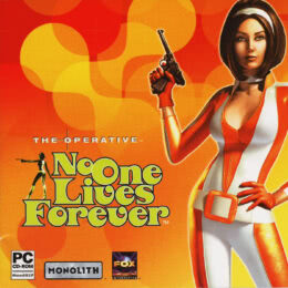 Обложка к диску с музыкой из игры «No One Lives Forever»