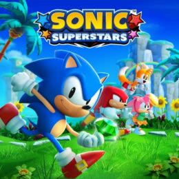 Обложка к диску с музыкой из игры «Sonic Superstars»