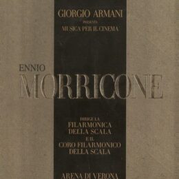 Обложка к диску с музыкой из сборника «Giorgio Armani presenta: Ennio Morricone – Musica per il Cinema»
