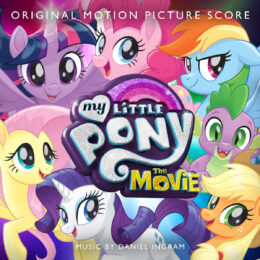 Обложка к диску с музыкой из мультфильма «My Little Pony в кино»