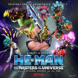 Обложка к диску с музыкой из сериала «Хи-Мэн и Властелины Вселенной (Volume 1)»