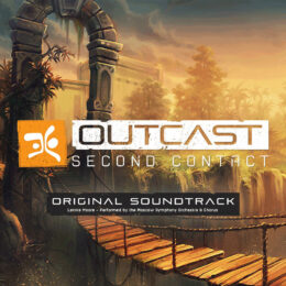 Обложка к диску с музыкой из игры «Outcast: Second Contact»