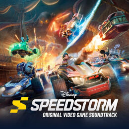 Обложка к диску с музыкой из игры «Disney Speedstorm»