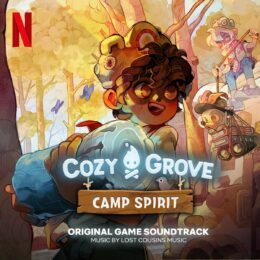 Обложка к диску с музыкой из игры «Cozy Grove: Camp Spirit»