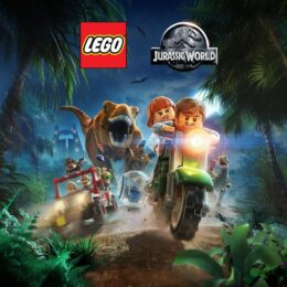 Обложка к диску с музыкой из игры «Lego Jurassic World»